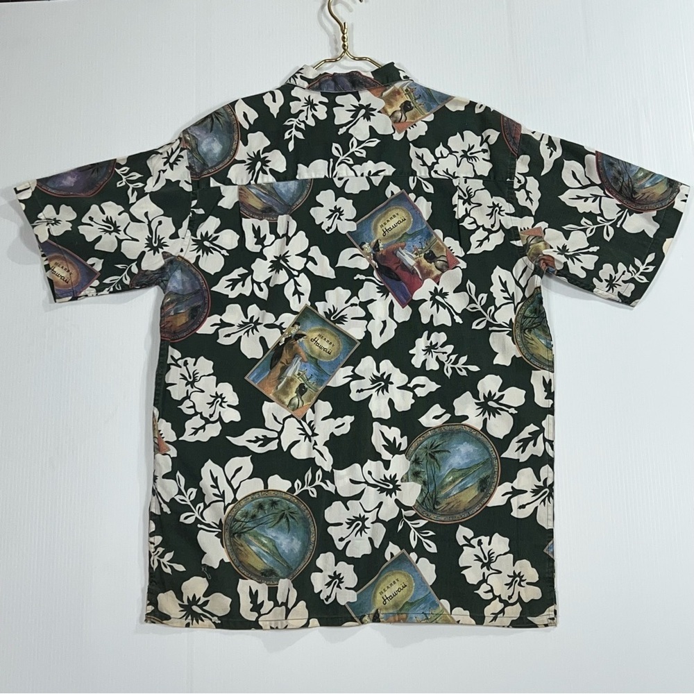 Roundtree & Yorke Caribbean/ Hawaiian men’s shirt size med - Picture 8 of 11